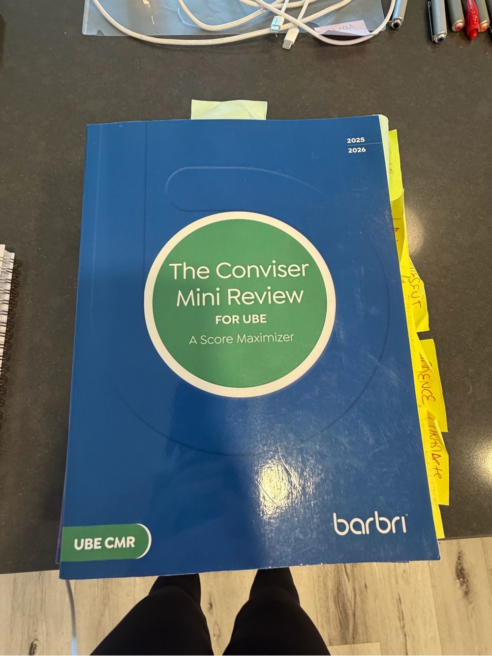 Barbri The Conviser Mini Review for UBE - Blue & Green Law Study Book
